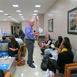 Dr. Spencer Bloom, ILAGD Board Member with new D-1 students