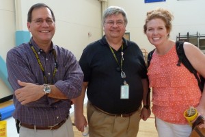 Dr. Alan Janusek and Dr. Andrew Brower, Faculty with D-1 Tammy Kalso